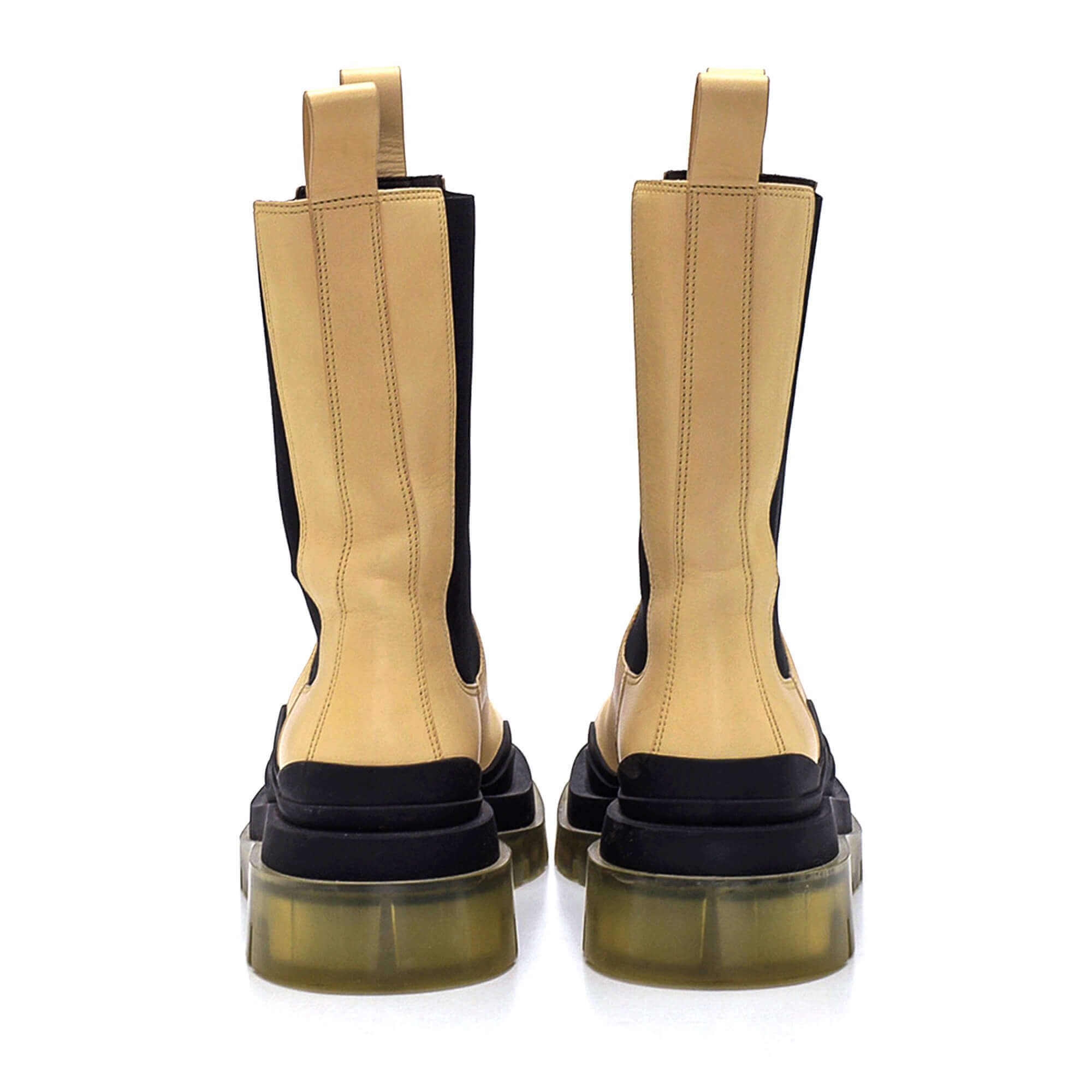 Bottega Veneta - Butter Leather BV Tire Chelsea Boots